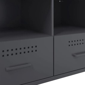 Móvel de TV 68x39x50,5 cm aço antracite