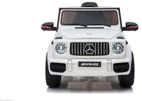 Carro elétrico para crianças Mercedes G New 12V com licença original, bateria, portas de abrir, assento único, 2 x motor, bateria de 12 V, controlo re