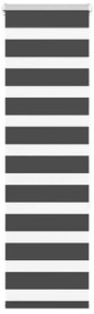 Cortina de zebra 50x150 cm largura do tecido 45,9 cm poliéster