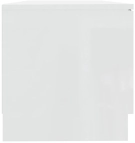 Móvel para TV 80x35x36,5 cm madeira processada branco brilhante
