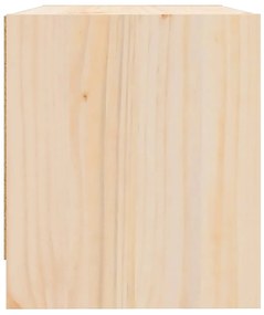 Mesa de cabeceira 40x31x35,5 cm madeira de pinho maciça