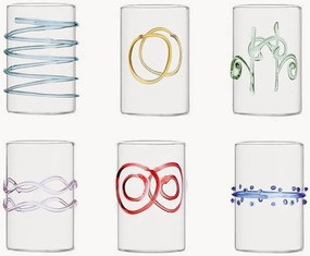 Copos de aguardente artesanais Hetty, conjunto de 6