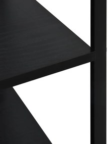 Armário para micro-ondas derivados de madeira preto