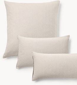 Fronha de almofada em flanela com padrão de espinha de peixe Wanda