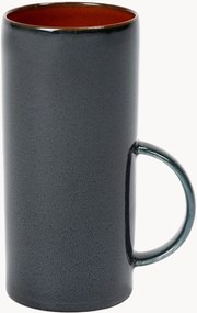 Chávenas de chá com esmalte reativo Terres de rêves, conjunto de 8