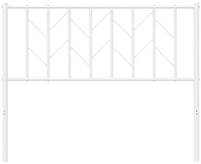 Cabeceira de cama 107 cm metal branco