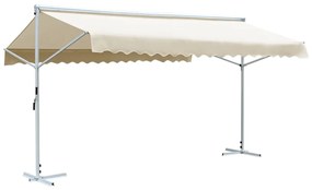 vidaXL Toldo de pé 600x300 cm creme