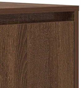 Sideboard Castanho Carvalho 120x41x75 cm Madeira engenheirada