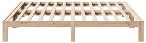 Cama sem colchão 180x200 cm madeira de pinho maciça