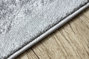 Tapete MEFE moderno  2312 Ornamento, quadro - Structural dois níveis de lã cinza cinzento