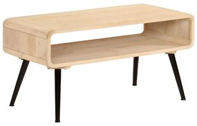 vidaXL Mesa de centro 95x40x45 cm madeira de mangueira maciça
