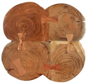 Mesa de centro 4 troncos 36 cm madeira de acácia maciça