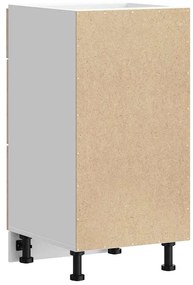 Armário de cozinha baixo Kalmar branco alto brilho