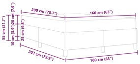 Estrutura da Cama Outros Rosa e branco 160 x 200 cm Veludo