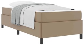 Estrutura de cama com colchão Cappuccino 90 x 190 cm