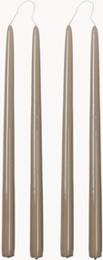 Velas de jantar artesanais Smooth, conjunto de 4