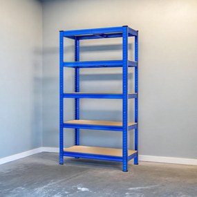 Estante para cargas pesadas até 875 kg 180 x 90 x 40 cm Azul