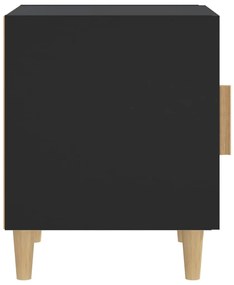 Mesa de cabeceira madeira processada preto