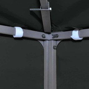 Cobertura de gazebo 310 g/m² 4x3 m cinzento