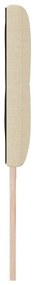 Cabeceira LED Estofada Creme de 100 cm