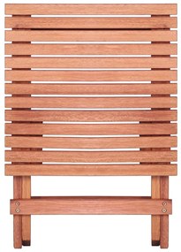 Conjunto bistrô infantil 3 pcs madeira de eucalipto maciça