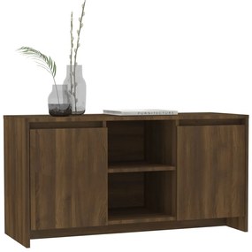 Móvel de TV 102x37,5x52,5cm derivados madeira carvalho castanho