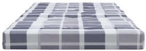 Almofadões p/ cadeira terraço 2 pcs tecido oxford xadrez cinza