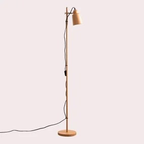 Lâmpada De Pé Direcionável Em Ferro Charlotte Castanho Bombon - Sklum