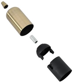Casquilhos de lâmpadas 2 pcs Bronze E27