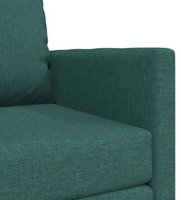 Sofá Cama 2-em-1 Verde Escuro 74x77x81 cm Tecido