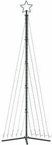 LED Árvore de Natal 495 LEDs Coloridos 300,5 cm