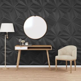 Painéis de parede 24 pcs 50x50 cm 6m² XPS estrela preto