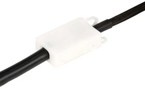 Candeeiro suspenso redondo 25 W 48 cm E27 preto