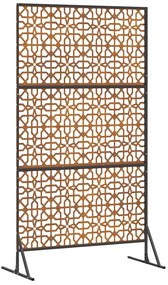 Tela de Privacidade 100x50x180 cm em Aço Envelhecido