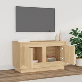 Móvel de TV 80x35x45 cm derivados de madeira carvalho sonoma