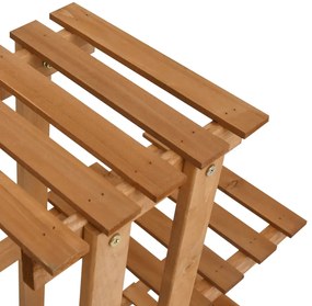 Suporte para plantas 83x25x83 cm madeira de abeto