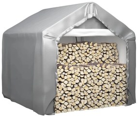 Tenda de armazenamento 180x180 cm aço galvanizado cinzento