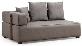 Sofá de Canto Gondol – Cinzento – 180 x 105 cm