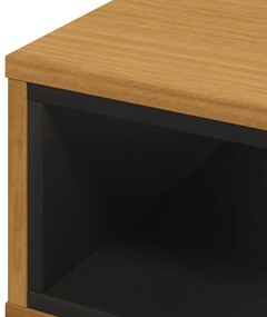 Mesa de centro FLAM 100x50x32,5 cm madeira de pinho maciça