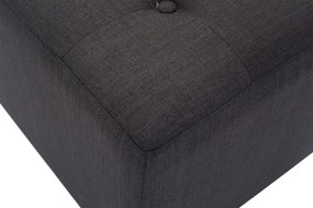 Conjunto de 2 bancos Pharao 46 x 45 x 45 cm Cinzento escuro