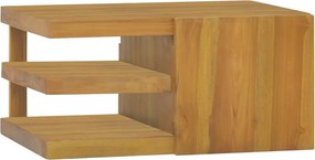 vidaXL Armário de parede p/ casa de banho 60x45x30 cm teca maciça