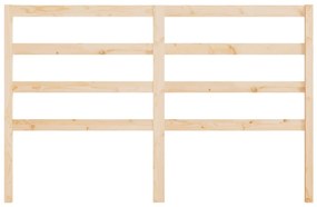 Cabeceira de cama 141x4x100 cm pinho maciço