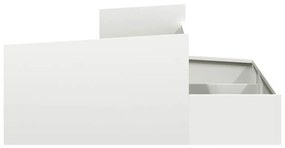 Vasos &amp; Plantadores Branco Plástico Médio Inserções Decorativas
