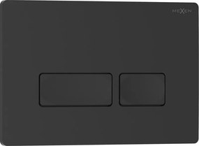 Mexen Tex 04 botão de descarga, preto mate - 6104-02