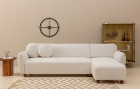 **** Sofá de Canto Eddy – Branco – 162 x 273 cm

**
