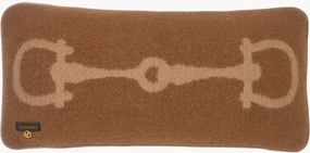Almofada reversível em lã com padrão em jacquard Retro