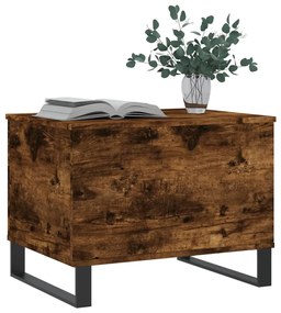Mesa de centro 60x44,5x45 cm derivados madeira carvalho fumado