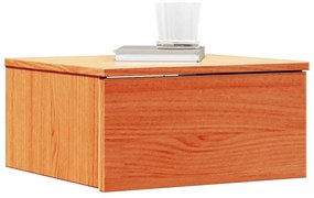 Mesa de Cabeceira Montada na Parede 2 pcs Castanho-mel