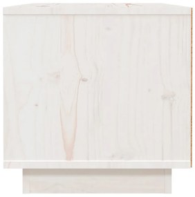 Mesas de cabeceira 2 pcs 40x34x35 cm pinho maciço branco