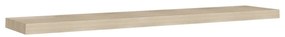 Prateleiras parede suspensas 2 pcs 120x23,5x3,8cm MDF carvalho